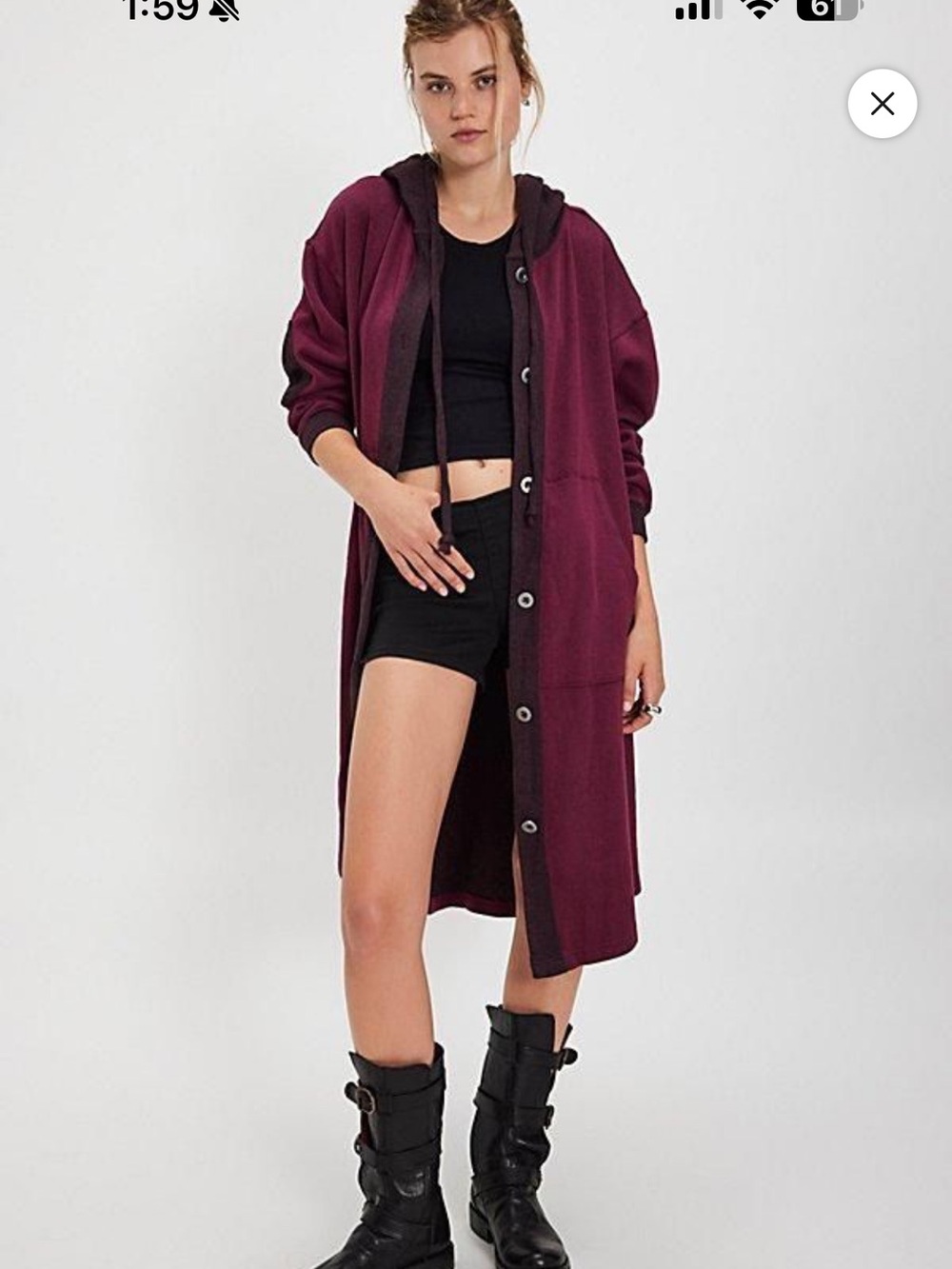 Free People Tomorrow’s Sweatshirt Cardigan
